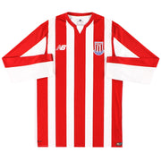 2015-16 Stoke New Balance Spielerversion U18 Heimtrikot L/S