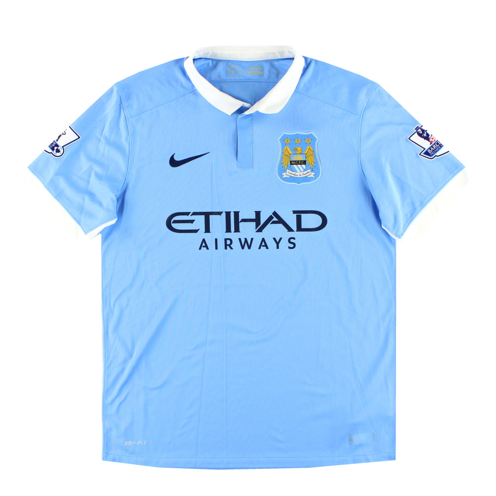 2015-16 Manchester City Nike Home Shirt L