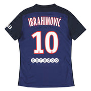 2015-16 Paris Saint-Germain Nike Authentic Heimtrikot Ibrahimovic #10 M