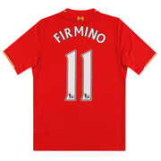 2015-16 Liverpool New Balance Heimtrikot Firmino #11 S