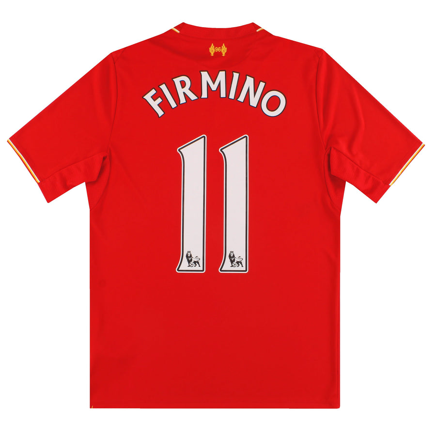 2015-16 Liverpool New Balance Heimtrikot Firmino #11 S