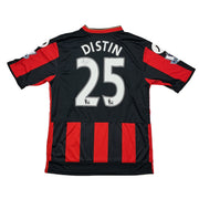 2015/16 Bournemouth Distin #25 *Match Issued + Signed* Heimtrikot (L) Jd