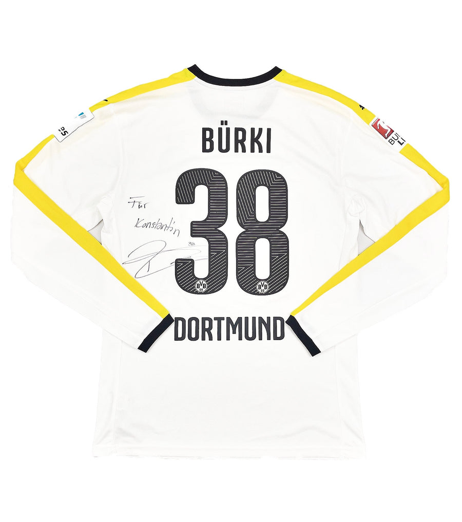 2015/16 Dortmund Burki #38 *Match Issued + Signed* Torwarttrikot (L) Puma