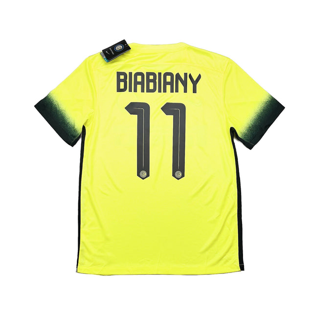 2015/16 Inter Milan Biabiany #11 *BNWT* Third Shirt (M) Nike