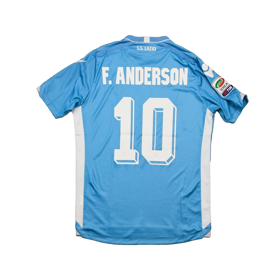 2015/16 Lazio F.Anderson #10 *Match Worn/Issue* Heim Trikot (M) Macron