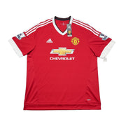 2015/16 Manchester United Memphis #7 *Authentisches* Heimtrikot NEU MIT ETIKETT (XXL) Adidas