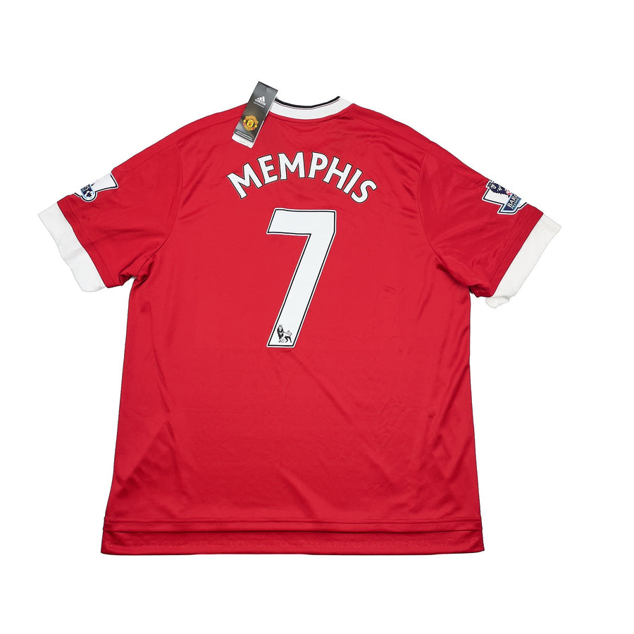 2015/16 Manchester United Memphis #7 *Authentisches* Heimtrikot NEU MIT ETIKETT (XXL) Adidas