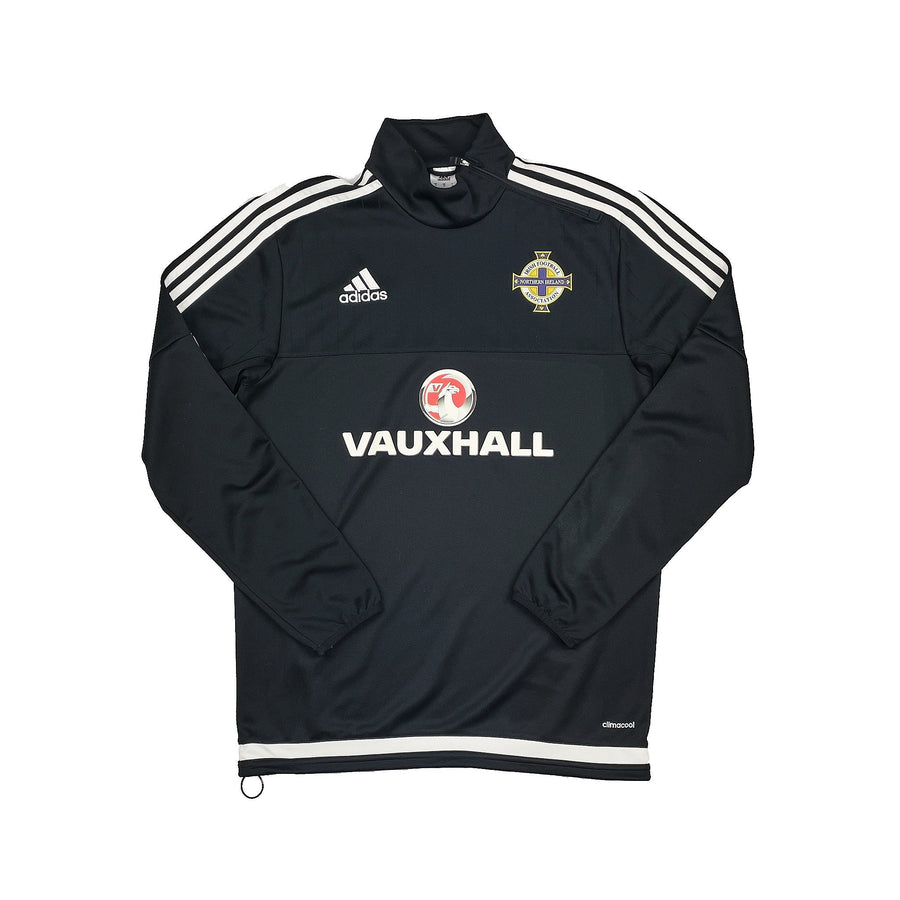 2015/16 Nordirland Trainingspullover mit halbem Reißverschluss (M) Adidas