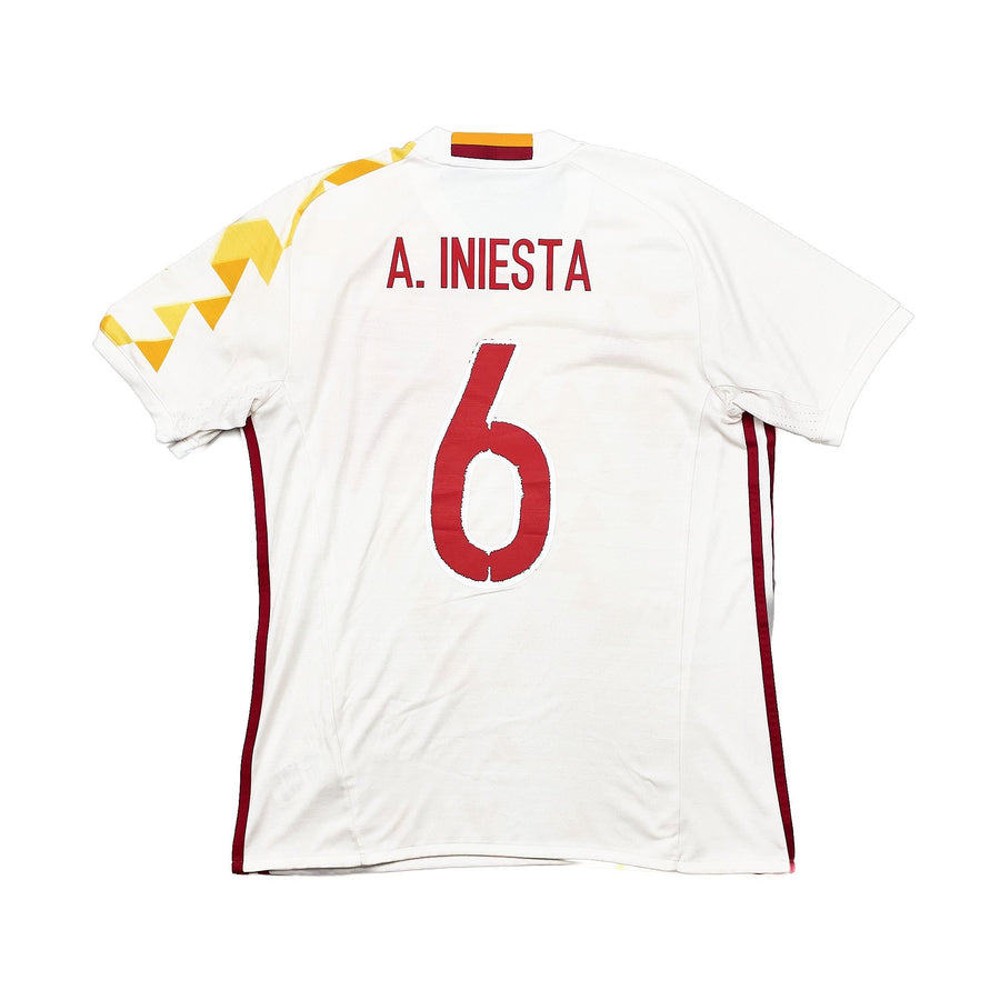 2015/16 Spanien A.Iniesta #6 Auswärtstrikot (M) Adidas