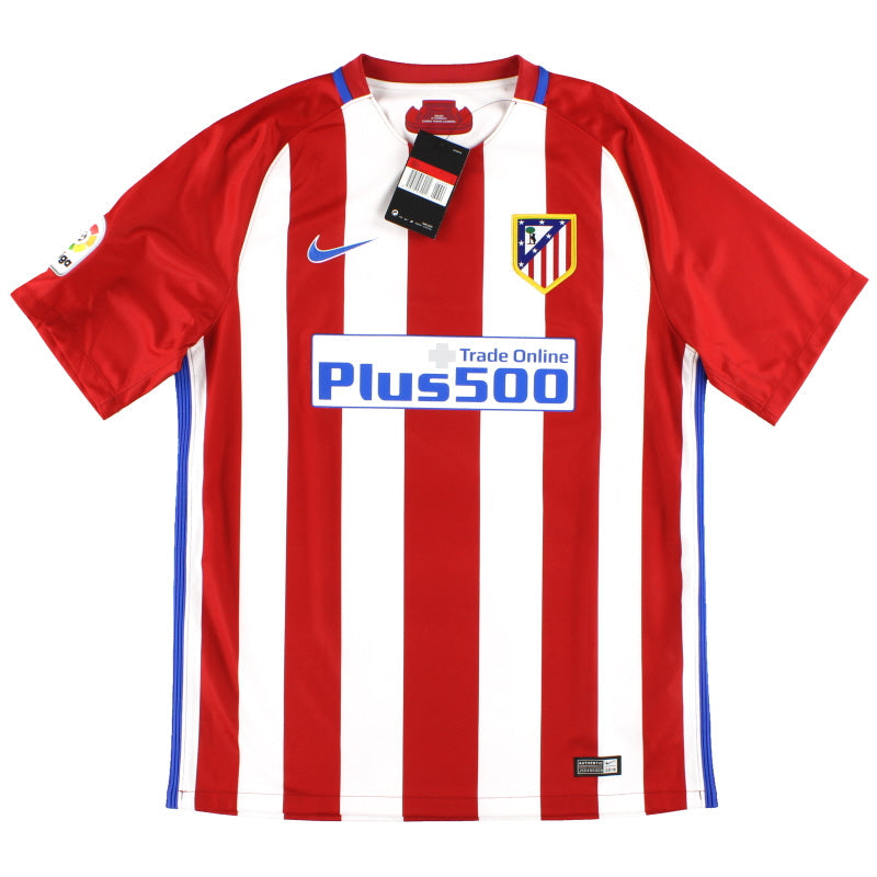 2016-17 Atlético Madrid Nike Heimtrikot *mit Etiketten* XL