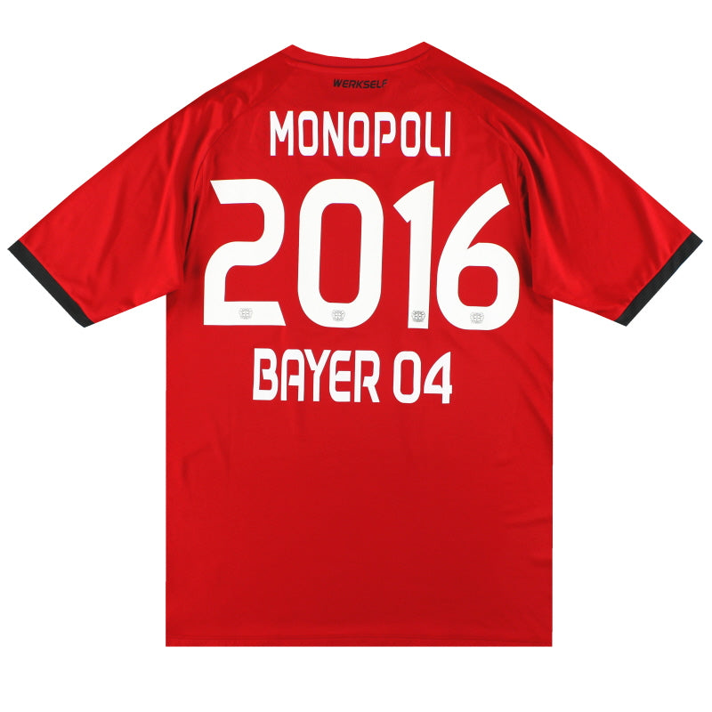 2016-17 Bayer Leverkusen Auswärtstrikot *Neuwertig* XL