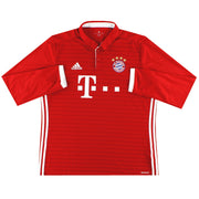 2016-17 Bayern München adidas Heimtrikot Langarm XL