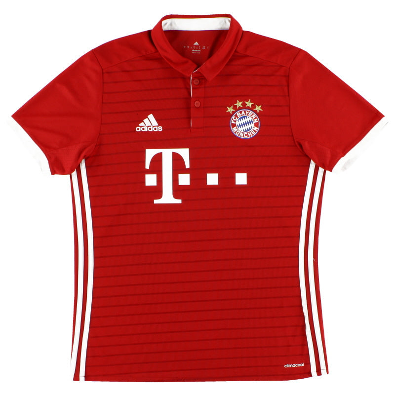 2016-17 FC Bayern München adidas Heimtrikot S
