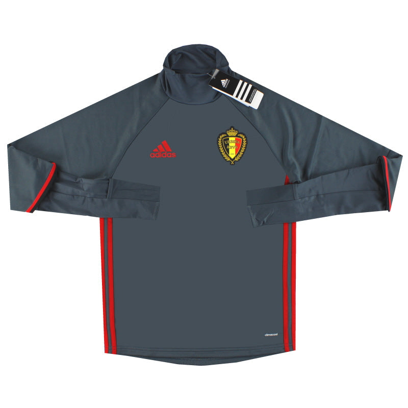 2016-17 Belgien adidas Trainingsoberteil *mit Etiketten* XS