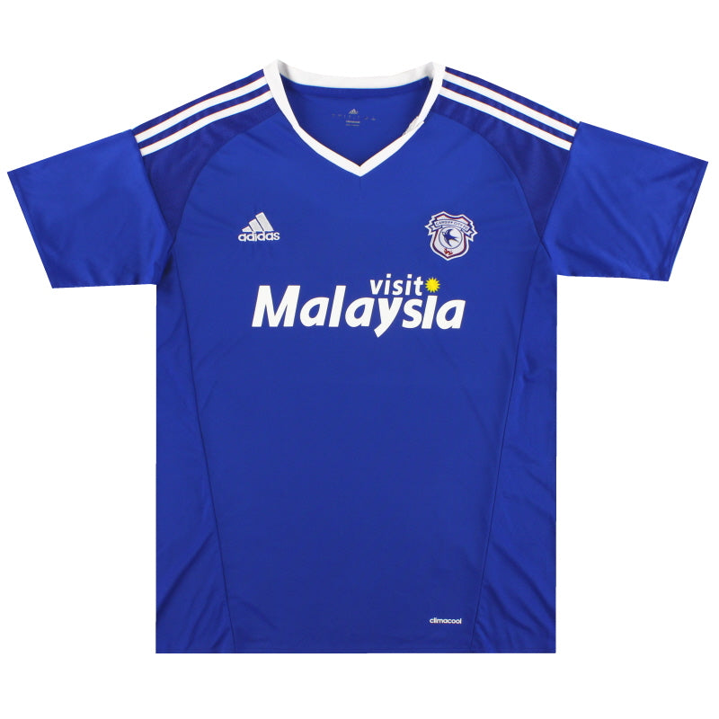 2016-17 Cardiff City adidas Heimtrikot M