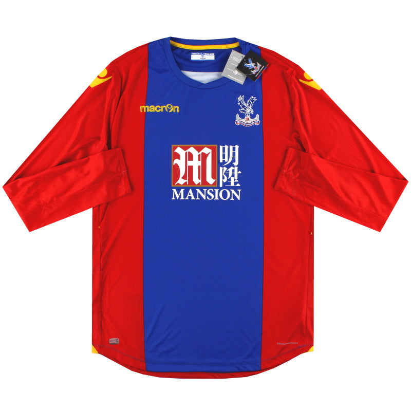2016-17 Crystal Palace Macron Heimtrikot *NEU MIT ETIKETT* Langarm XXXXL