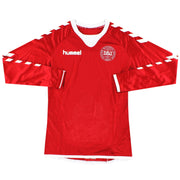 2016-17 Dänemark Hummel Heimtrikot Langarm *Neuwertig* Gr. Jungen L