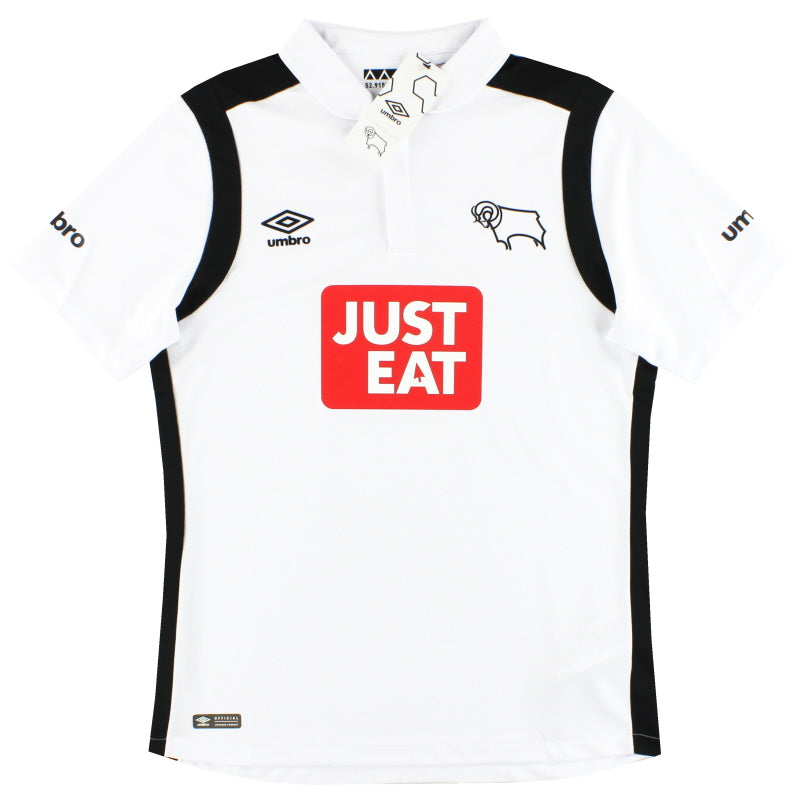 2016-17 Derby County Umbro Heimtrikot *m. Etiketten* M