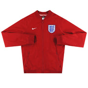 2016-17 England Nike Authentic Varsity Jacke S