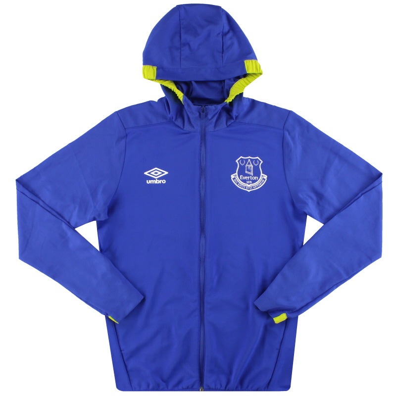 2016-17 Everton Umbro Kapuzen-Regenjacke *Neuwertig* S