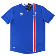 2016-17 Island Errea Heimtrikot *m/Etiketten* XL