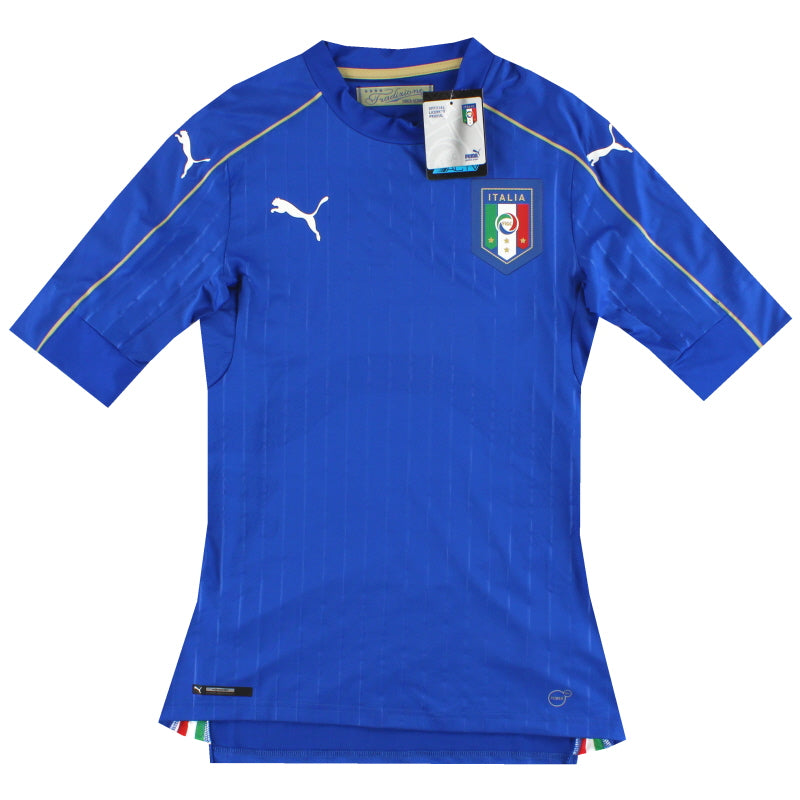 2016-17 Italien Authentic Home Player Issue Trikot *mit Etikett* M