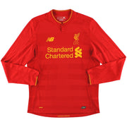2016-17 Liverpool New Balance Heimtrikot Langarm M
