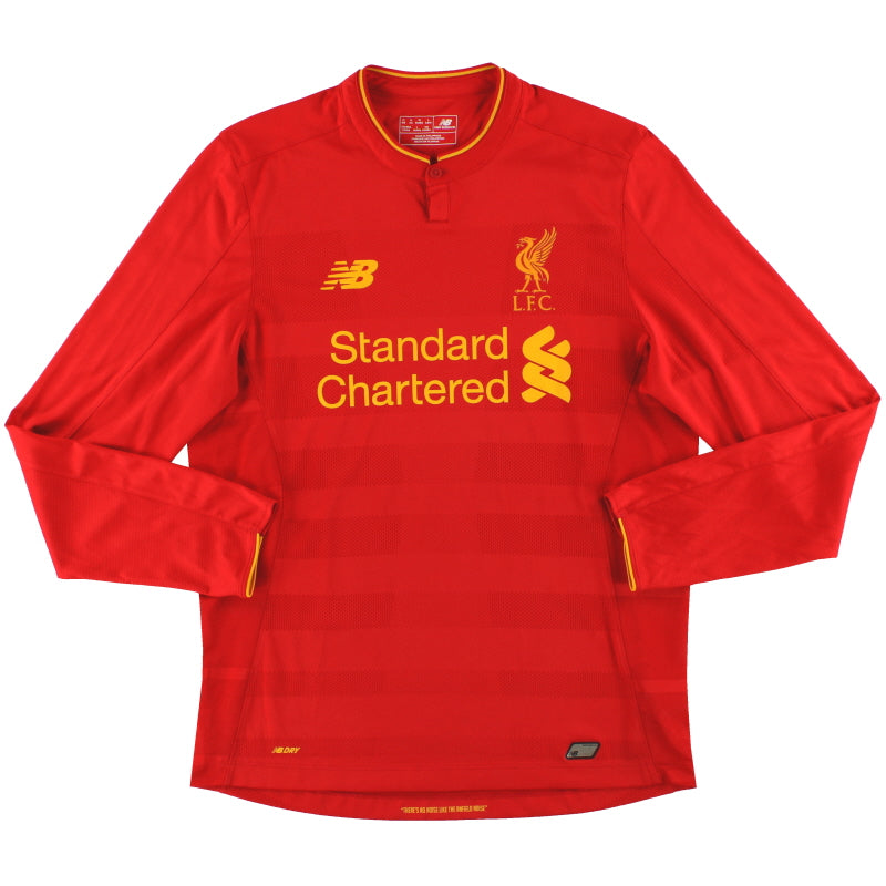 2016-17 Liverpool New Balance Home Shirt L/S