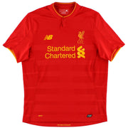2016-17 Liverpool New Balance Heimtrikot XXL