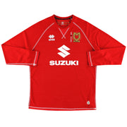 2016-17 MK Dons Errea Heimtrikot L/S L