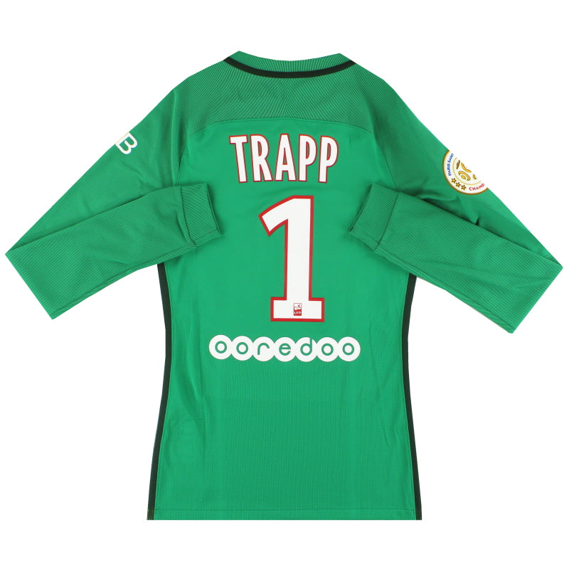 2016-17 Paris Saint-Germain Nike Authentic TW Trikot Trapp #1 *Neuwertig* S