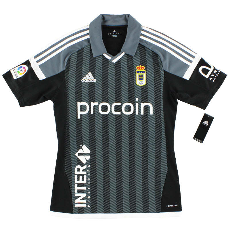 2016-17 Real Oviedo adidas Auswärtstrikot *OVP* S