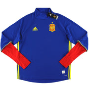 2016-17 Spanien adidas Trainingstop m. Etiketten* S