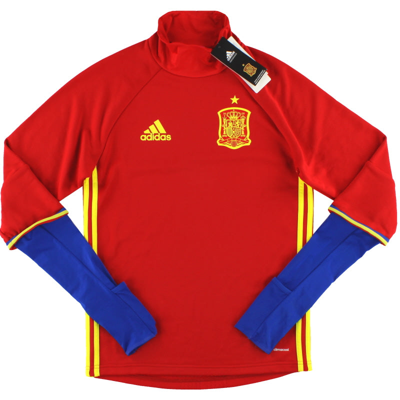 2016-17 Spanien adidas Trainingsoberteil m/Etiketten* XS