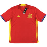 2016-17 Spanien adidas Heimtrikot *BNIB* S