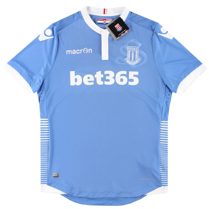 2016-17 Stoke City Macron Auswärtstrikot *OVP* XXXL
