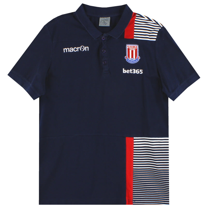 2016-17 Stoke Macron Poloshirt XL