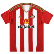 2016-17 Sunderland adidas Heimtrikot *Neuwertig* M