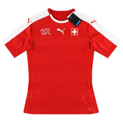 2016-17 Schweiz Puma Spielerversion Heimtrikot *m. Etiketten* XL
