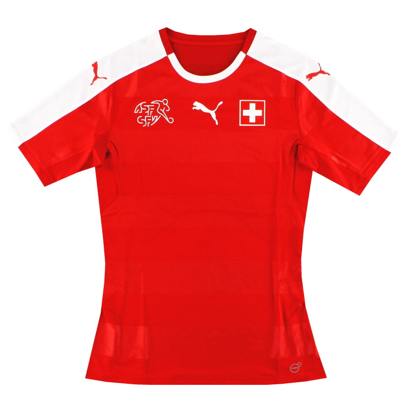 2016-17 Schweiz Puma Player Issue Heimtrikot *Neuwertig* M