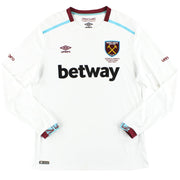 2016-17 West Ham Umbro Auswärtstrikot Langarm XL