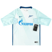 2016-17 Zenit St. Petersburg Nike Spielerversion Auswärtstrikot Langarm *mit Etikett* M.Jungen