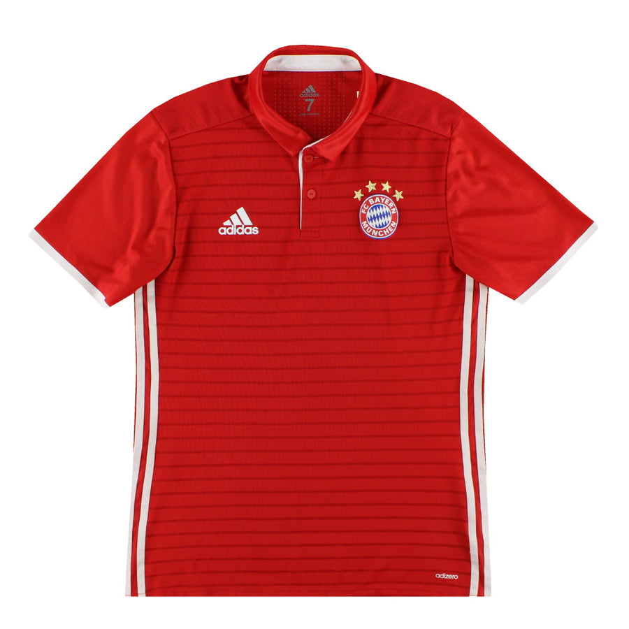 2016-17 Bayern Munich adidas Player Issue Home Shirt M/L - Classic Football Kit