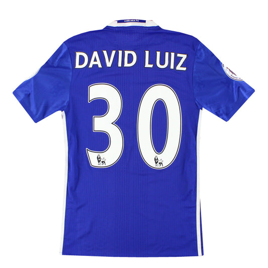 2016-17 Chelsea adidas adizero Home Shirt David Luiz #30 S