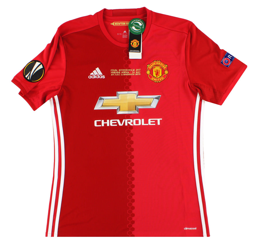 2016-17 Manchester United adidas 'Final' Home Shirt Winners #17 *w/tags* M