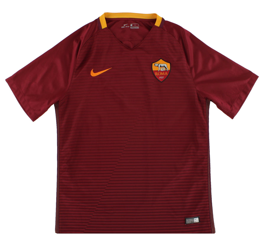 2016-17 Roma Nike Home Shirt M