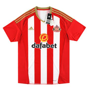 2016-17 Sunderland adidas Heimtrikot *m/Etiketten* XL