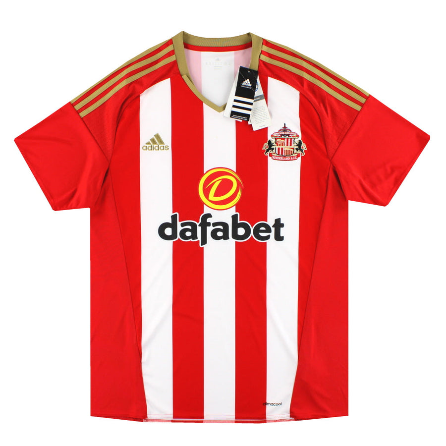 2016-17 Sunderland adidas Heimtrikot *m/Etiketten* XL