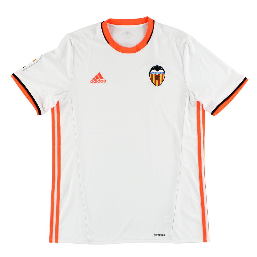 2016-17 Valencia adidas Home Shirt L