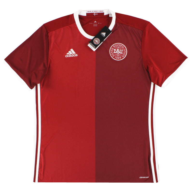 2016 Dänemark adidas Heimtrikot *mit Etikett* L